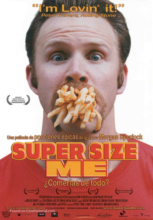 Super Size Me - Spanish poster