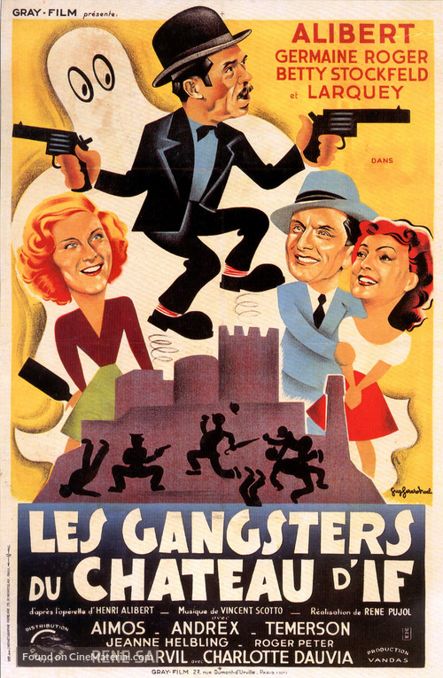 Gangsters du ch&acirc;teau d&#039;If, Les - French Movie Poster