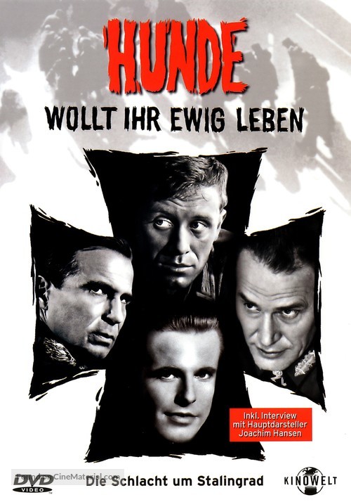 Hunde, wollt ihr ewig leben - German DVD movie cover