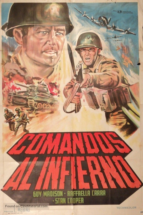Comando al infierno - Argentinian Movie Poster