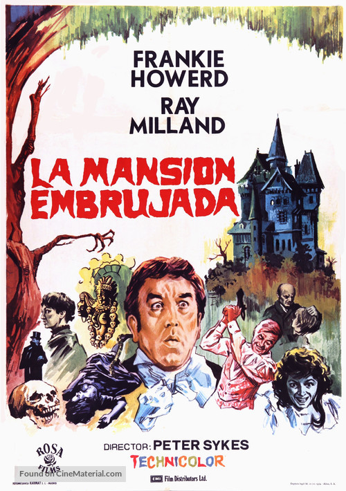 The House in Nightmare Park - Spanish Movie Poster