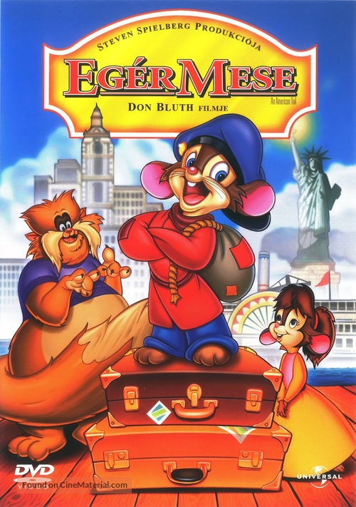 An American Tail - Hungarian Movie Cover