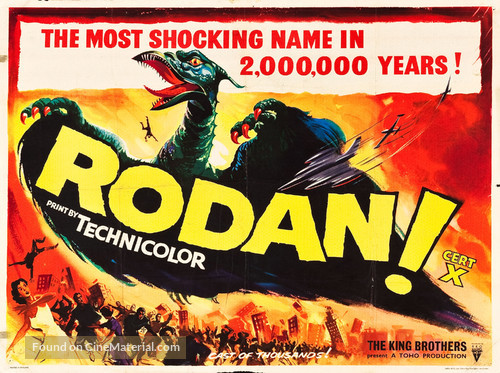 Sora no daikaij&ucirc; Radon - British Movie Poster