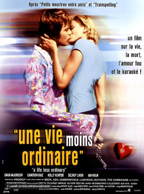 A Life Less Ordinary - French poster
