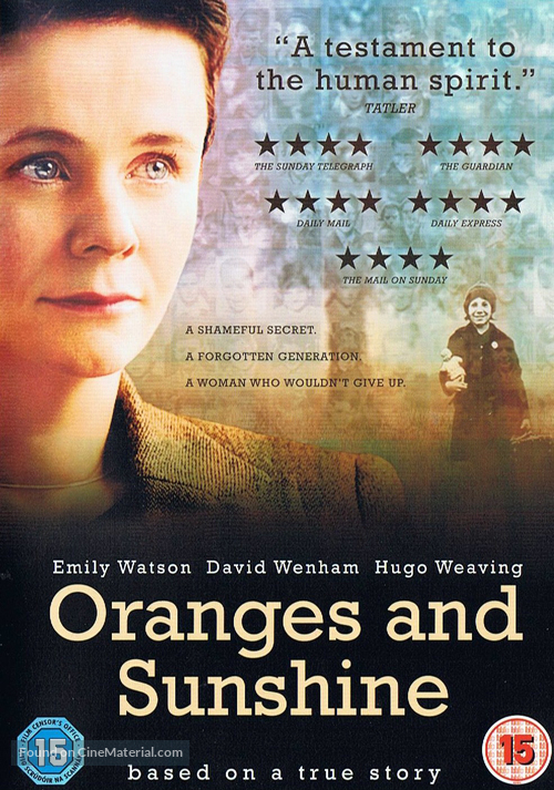 Oranges and Sunshine - British DVD movie cover