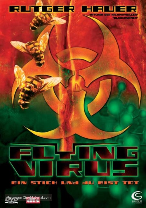 Flying Virus - German DVD movie cover