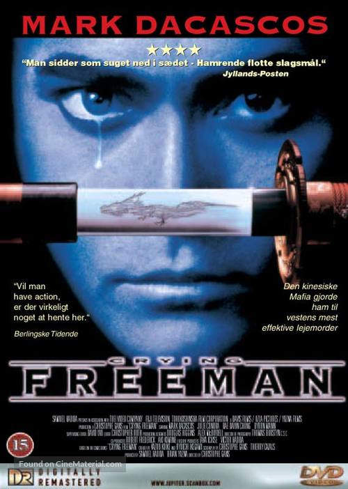 Crying Freeman - Danish DVD movie cover