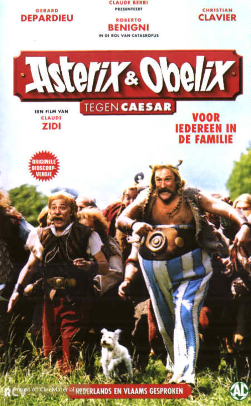 Ast&eacute;rix et Ob&eacute;lix contre C&eacute;sar - Dutch Movie Cover