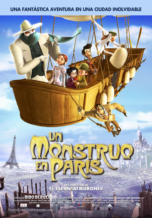 Un monstre &agrave; Paris - Colombian Movie Poster