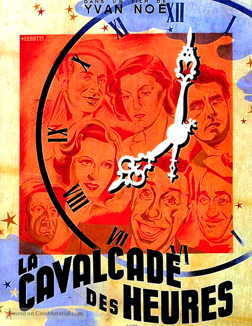 La cavalcade des heures - French Movie Poster