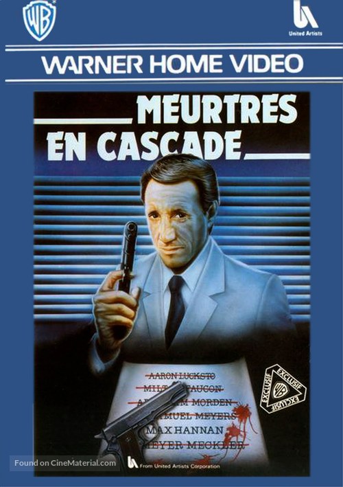 Last Embrace - French VHS movie cover