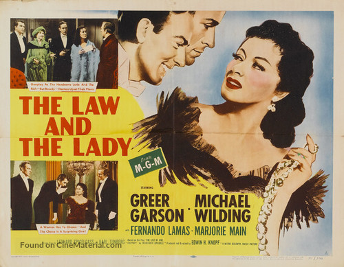 The Law and the Lady - Movie Poster