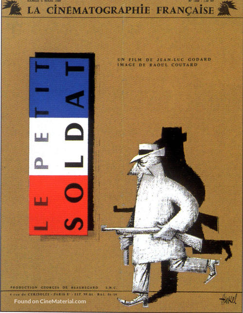 Le petit soldat - French Movie Poster