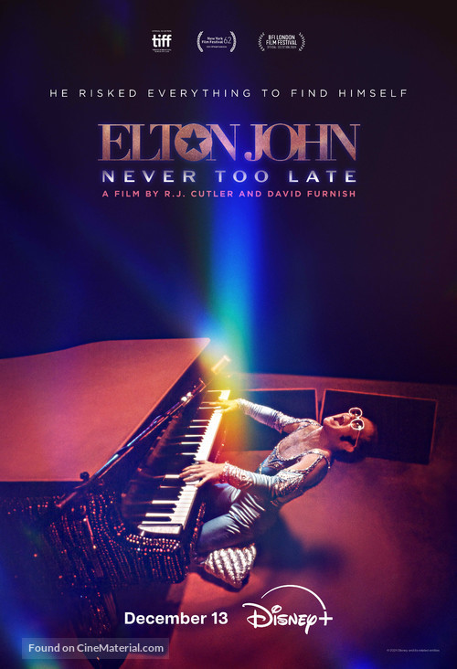 Elton John: Never Too Late - Movie Poster