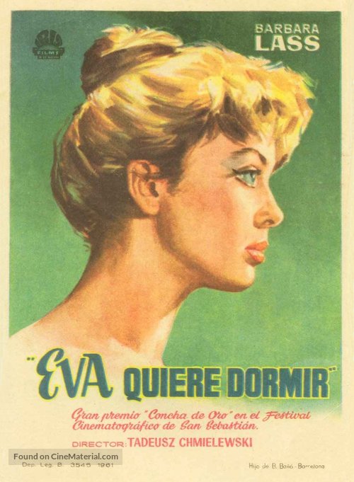 Ewa chce spac - Spanish Movie Poster
