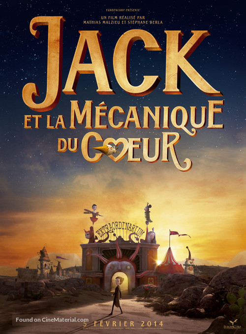 Jack et la m&eacute;canique du coeur - French Movie Poster