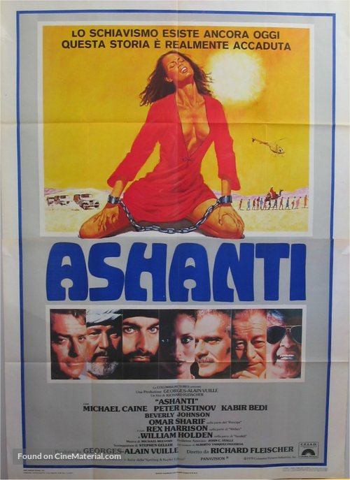 Ashanti - Italian Movie Poster