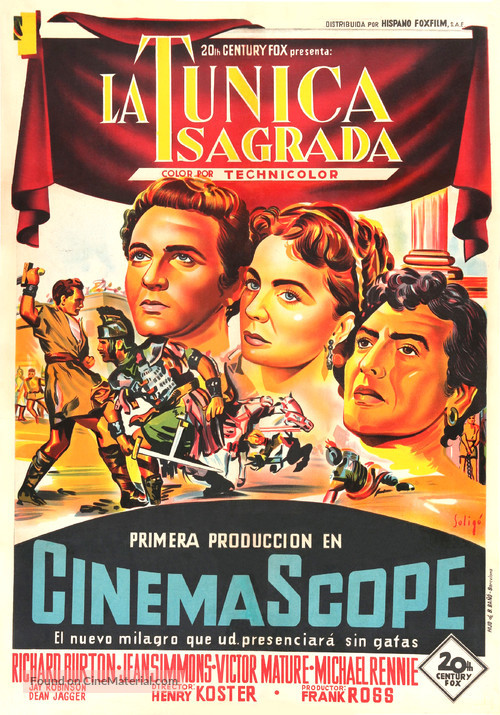 The Robe - Spanish Movie Poster
