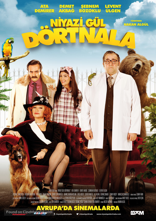 Niyazi G&uuml;l D&ouml;rt Nala - Turkish Movie Poster