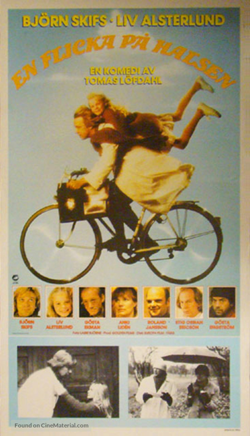 En flicka p&aring; halsen - Swedish Movie Poster