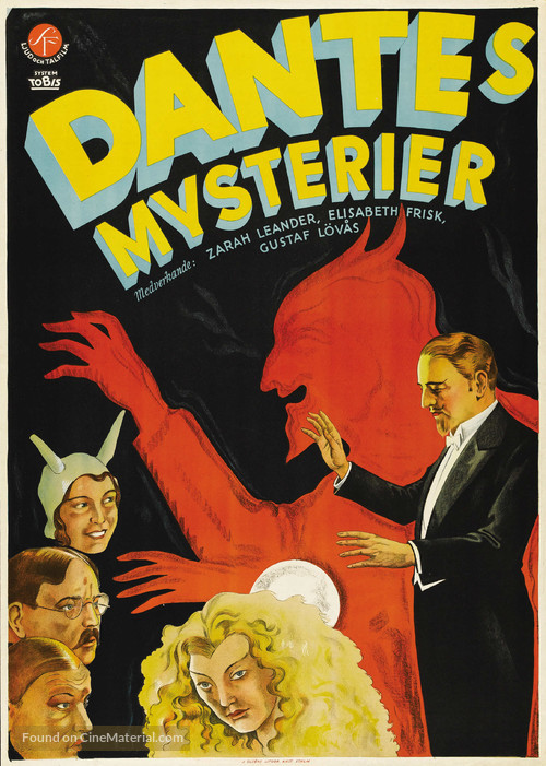 Dantes mysterier - Swedish Movie Poster