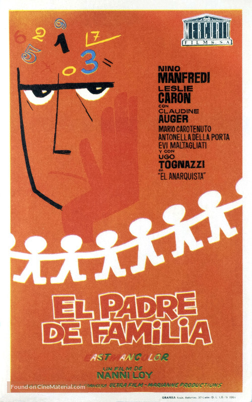 Il padre di famiglia - Spanish Movie Poster