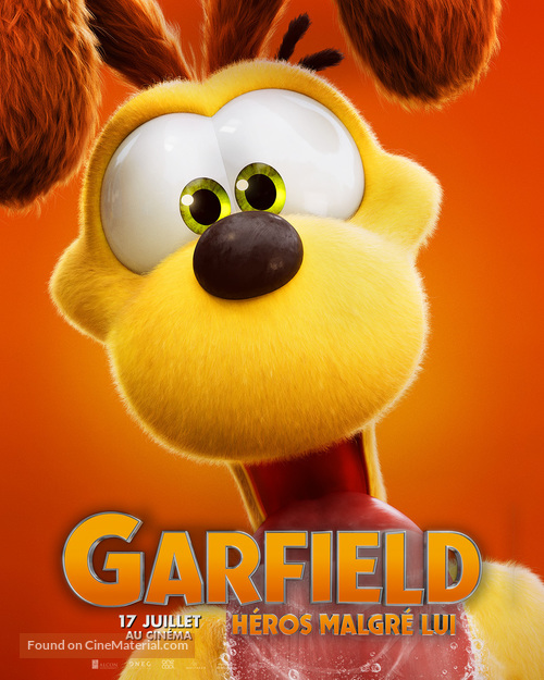 The Garfield Movie - French Movie Poster