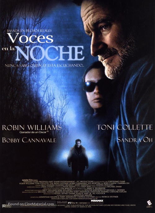 The Night Listener - Spanish Movie Poster