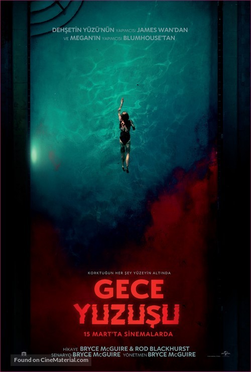 Night Swim - Turkish Movie Poster
