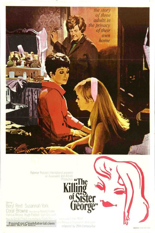 The Killing of Sister George - Australian Movie Poster