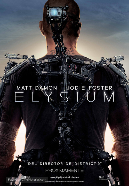 Elysium - Spanish Movie Poster