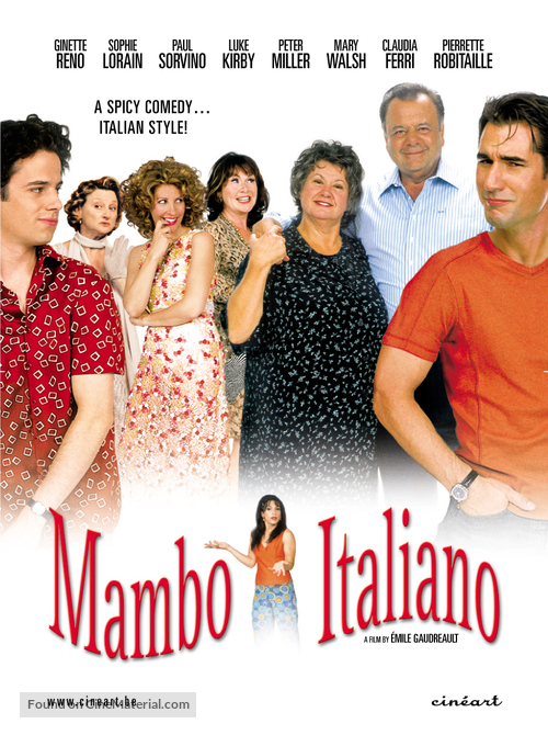 Mambo italiano - Belgian DVD movie cover