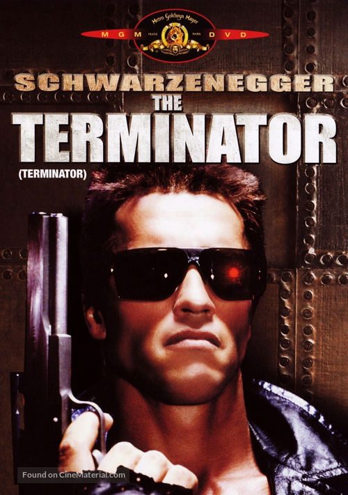The Terminator - Canadian DVD movie cover