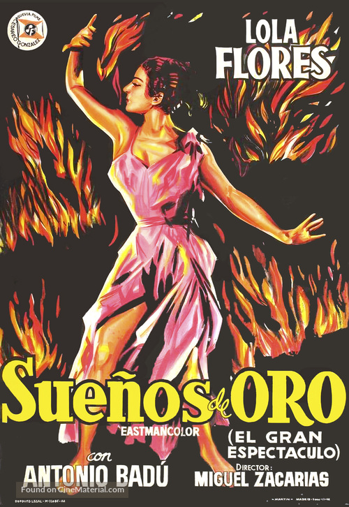 Sue&ntilde;os de oro - Spanish Movie Poster