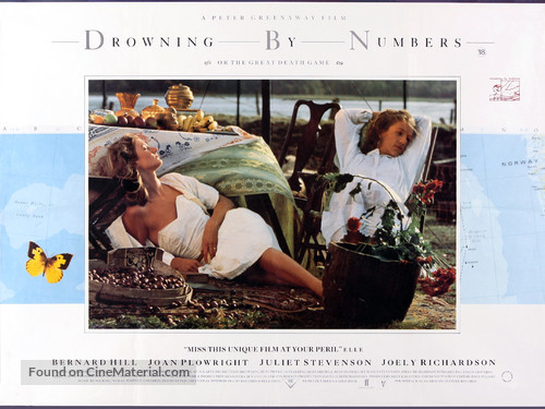 Drowning by Numbers - British Movie Poster