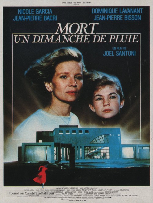 Mort un dimanche de pluie - French Movie Poster