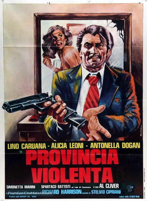 Provincia violenta - Italian Movie Poster