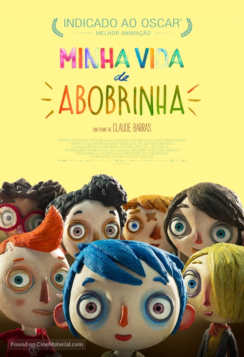 Ma vie de courgette - Brazilian Movie Poster