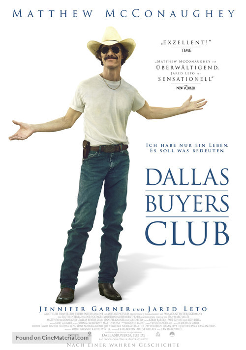 Dallas Buyers Club - German Movie Poster