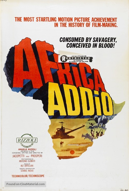 Africa addio - Movie Poster