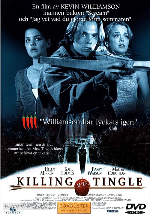 Teaching Mrs. Tingle - Swedish DVD movie cover