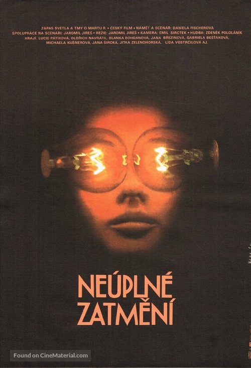 Ne&uacute;pln&eacute; zatmen&iacute; - Czech Movie Cover