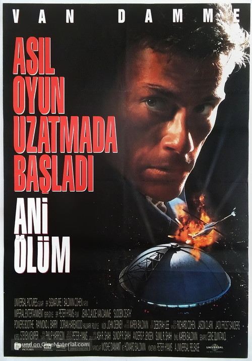 Sudden Death - Turkish Movie Poster