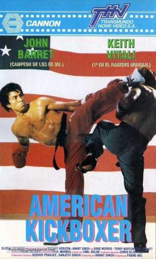 American Kickboxer - Argentinian VHS movie cover