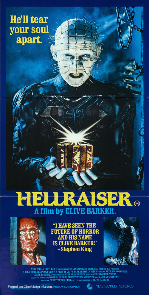 Hellraiser - Australian Movie Poster