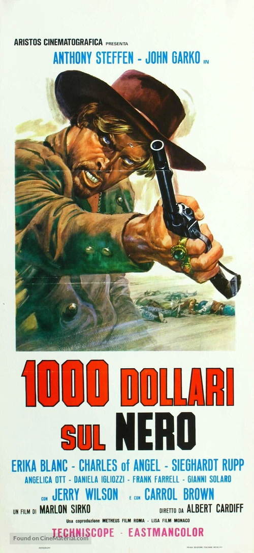 Mille dollari sul nero - Italian Movie Poster