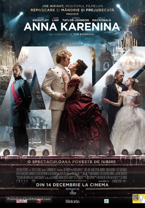 Anna Karenina - Romanian Movie Poster