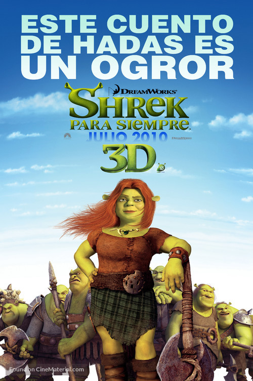 Shrek Forever After - Argentinian Movie Poster