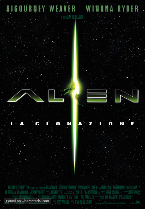 Alien: Resurrection - Italian Movie Poster