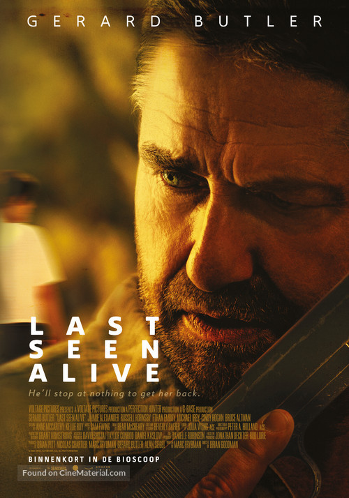 Last Seen Alive - Dutch Movie Poster